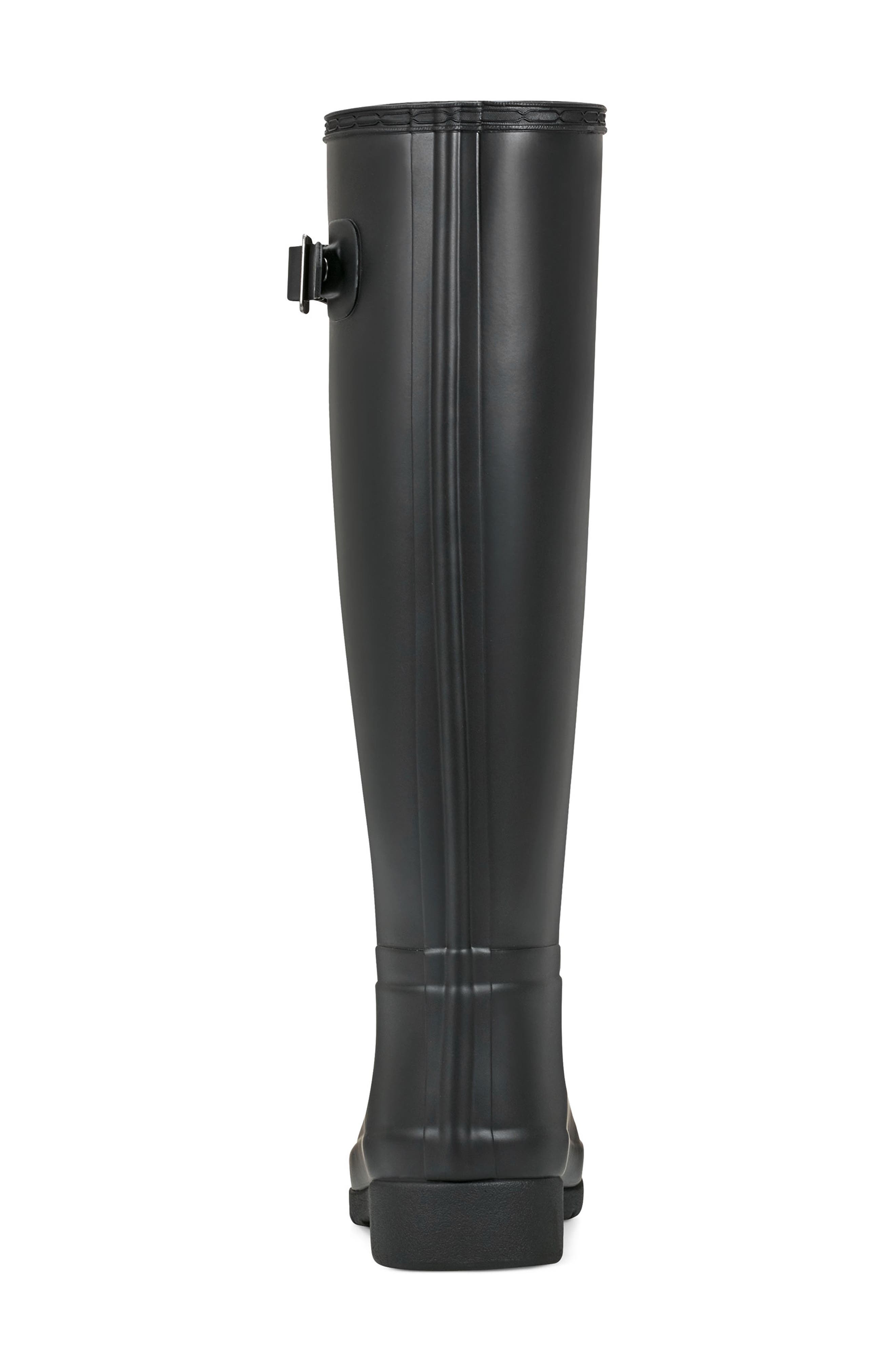 Hunter Refined Tall Waterproof Rain Boot, Alternate, color, 