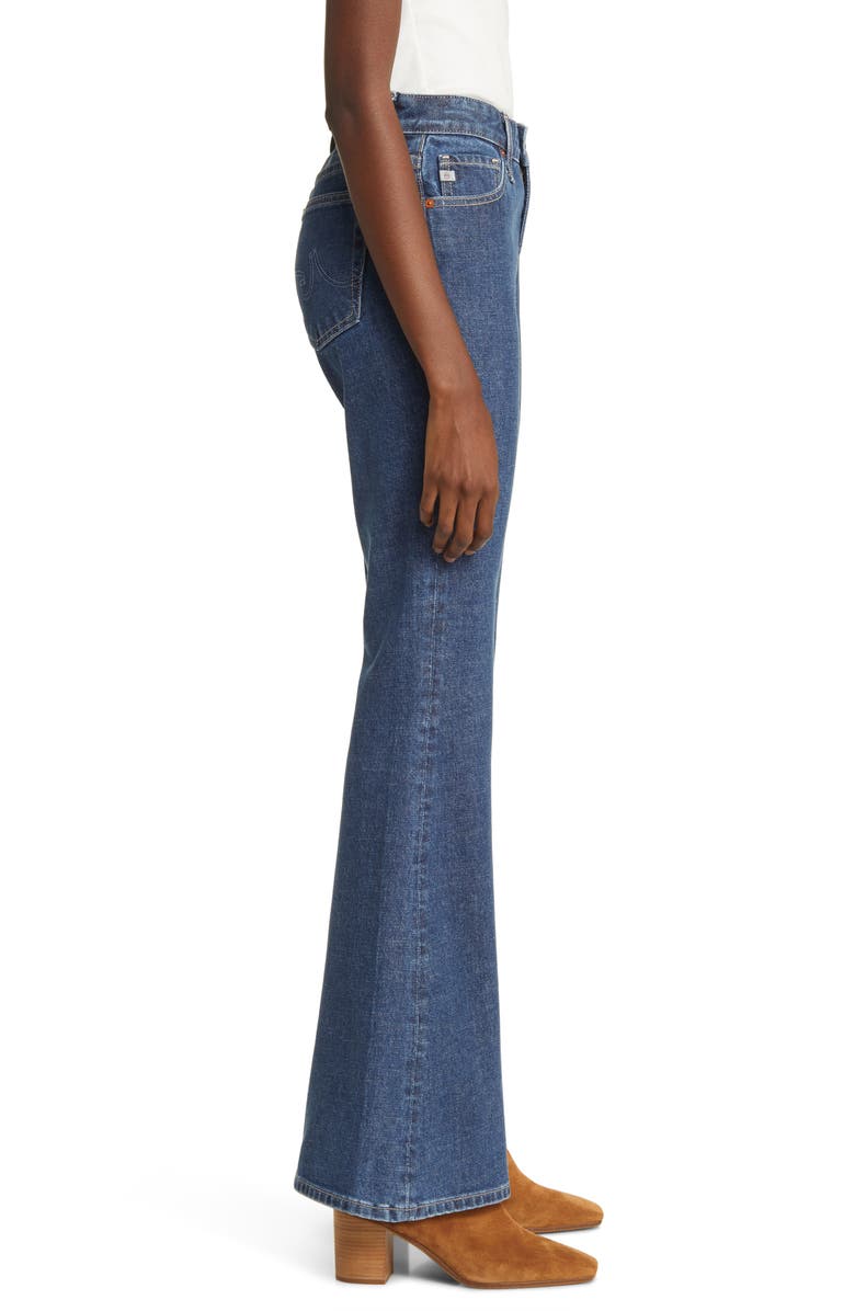 AG Angeline Mid Rise Flare Jeans, Alternate, color, Lake Blue
