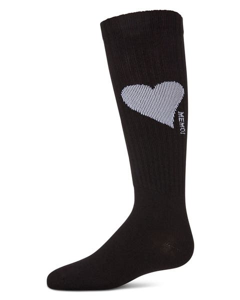 Single Heart Logo Knee High Socks (Toddler, Little Kid & Big Kid)