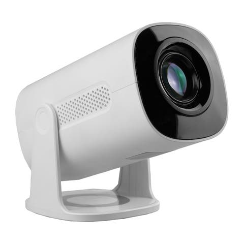 Smart Wifi Projector in White with Bluetooth