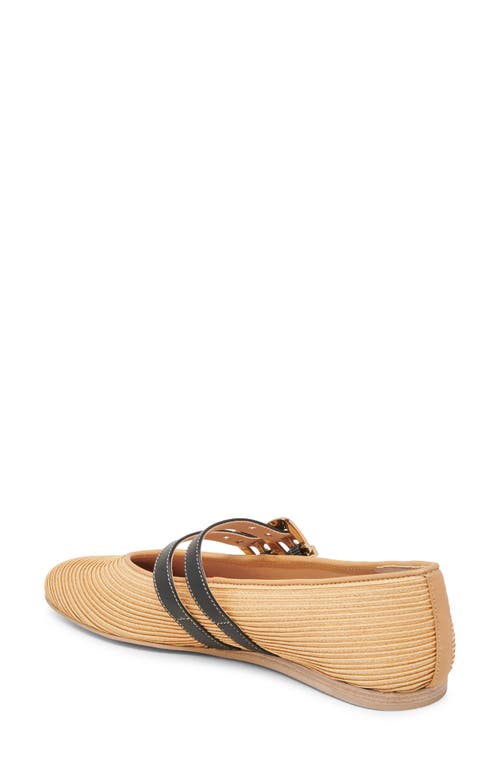 Dolce Vita Baylee Mary Jane Flat In Natural Raffia