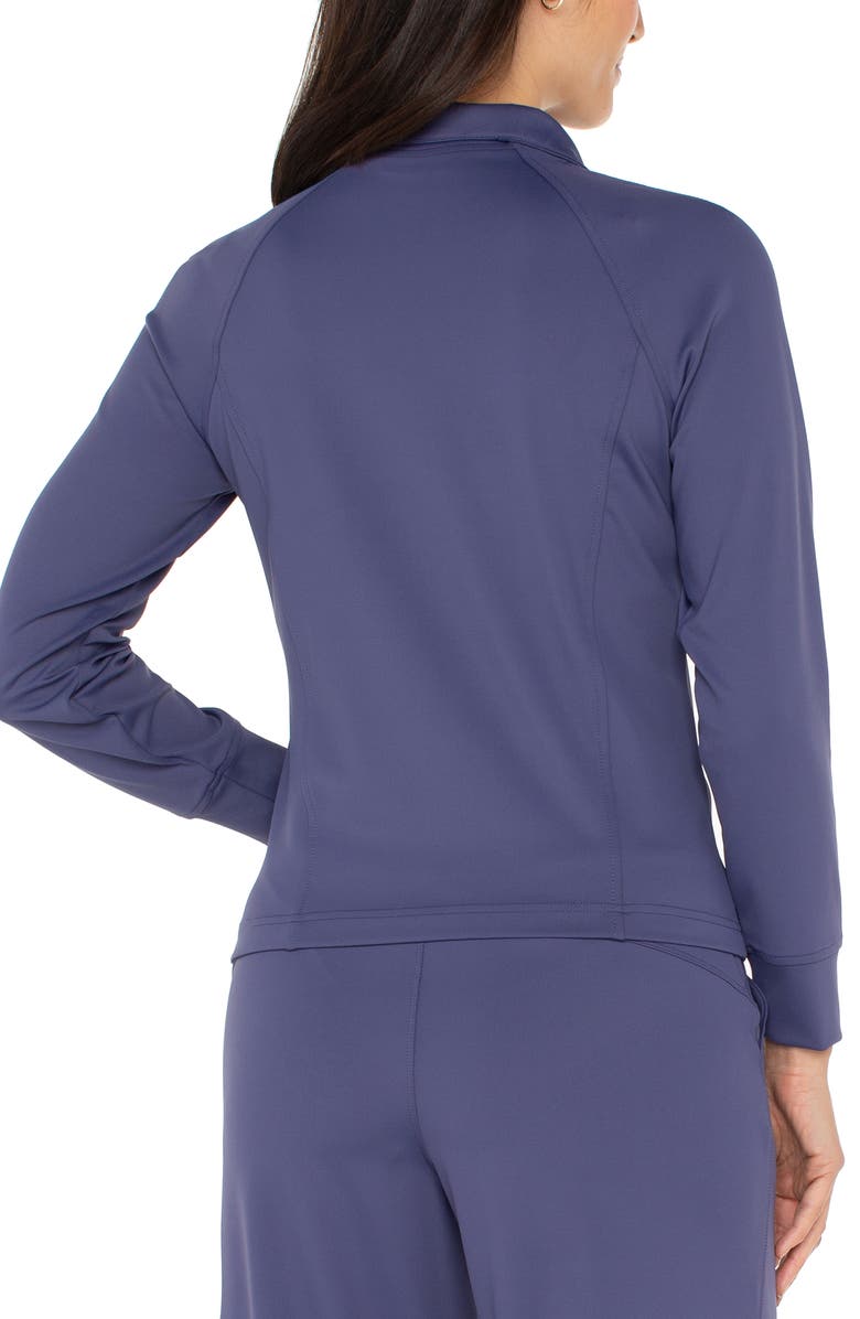 Liverpool Los Angeles Zip-Up Jacket, Alternate, color, Fig