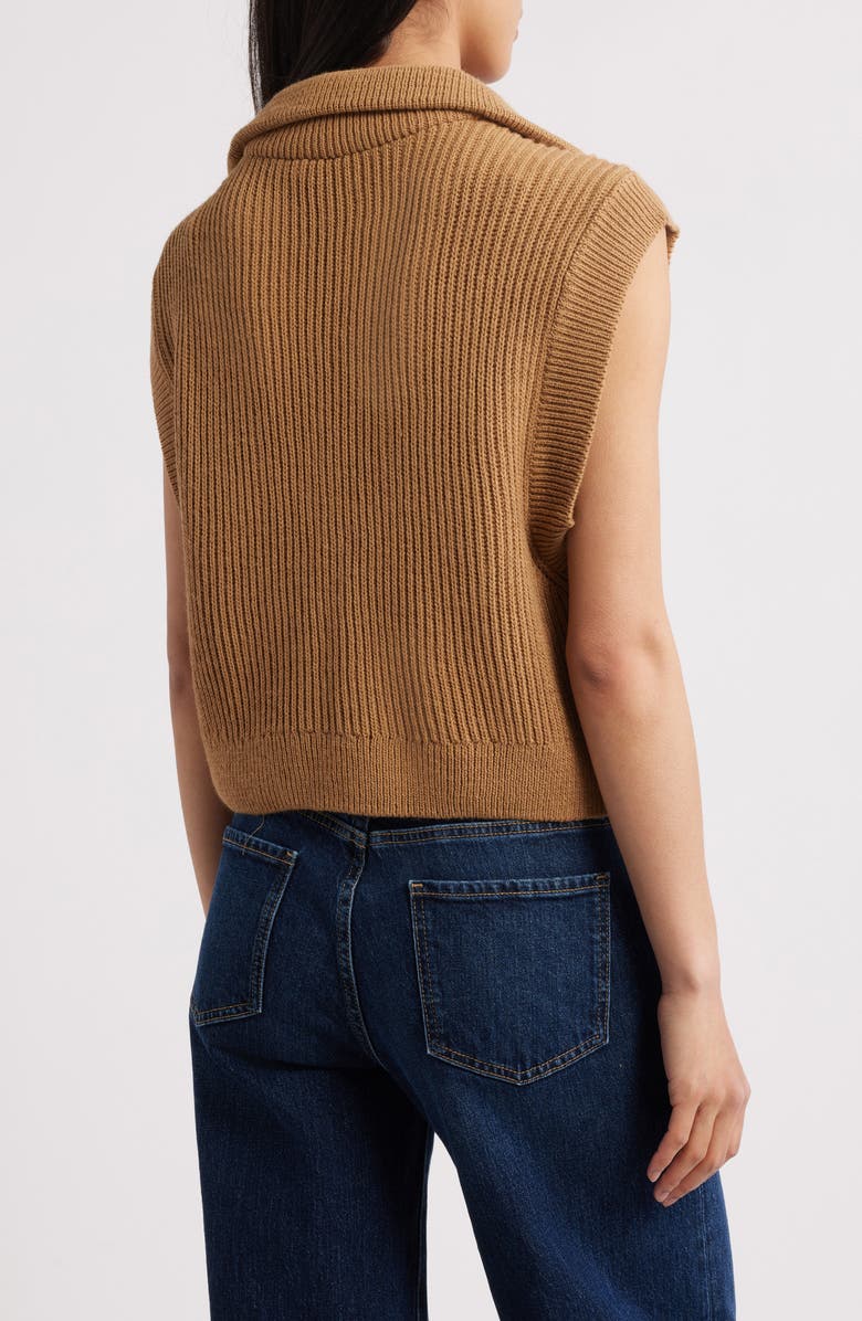 Mavi Jeans Half Zip Sweater Vest, Alternate, color,