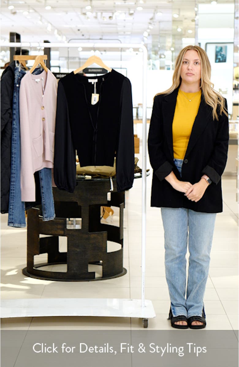 Shelly Mixed Media Top, sales video thumbnail