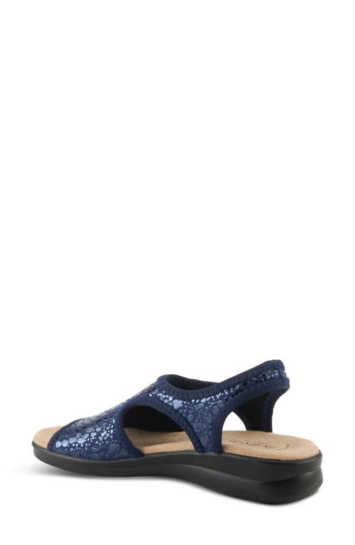 Flexus By Spring Step Nyaman Slingback Sandal In Navy
