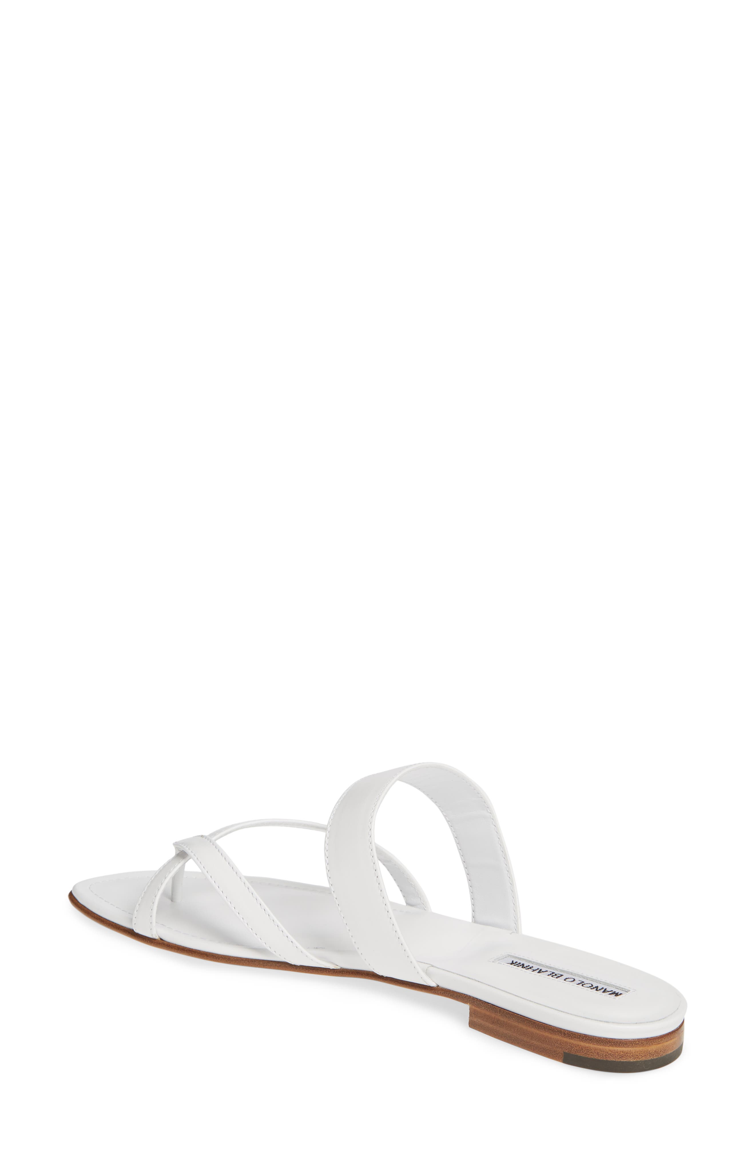 Manolo Blahnik Slide Sandal, Alternate, color, 