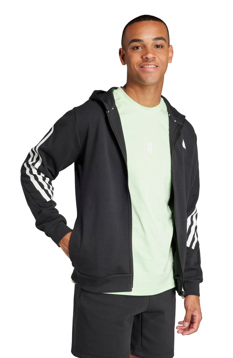 adidas Future Icons 3-Stripes Zip Hoodie, Alternate, color,