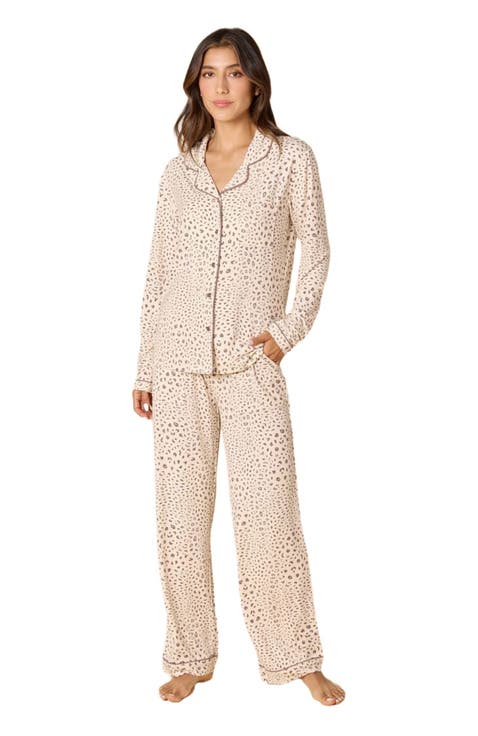 Aria  Slim Notch Collar PJ Set