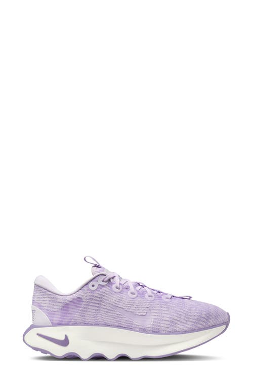 Nike Motiva Road Runner Walking Shoe In Grape/grape/hydrangeas