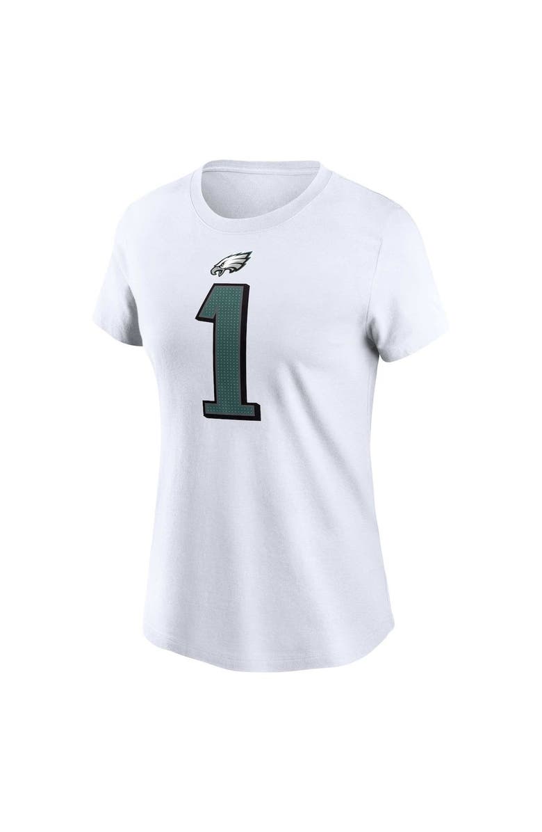 Nike Women's Nike Jalen Hurts White Philadelphia Eagles Player Name & Number T-Shirt, Alternate, color, White