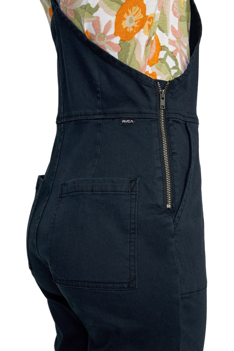 Peace Mission 2 Overalls, Alternate, color, BLACK