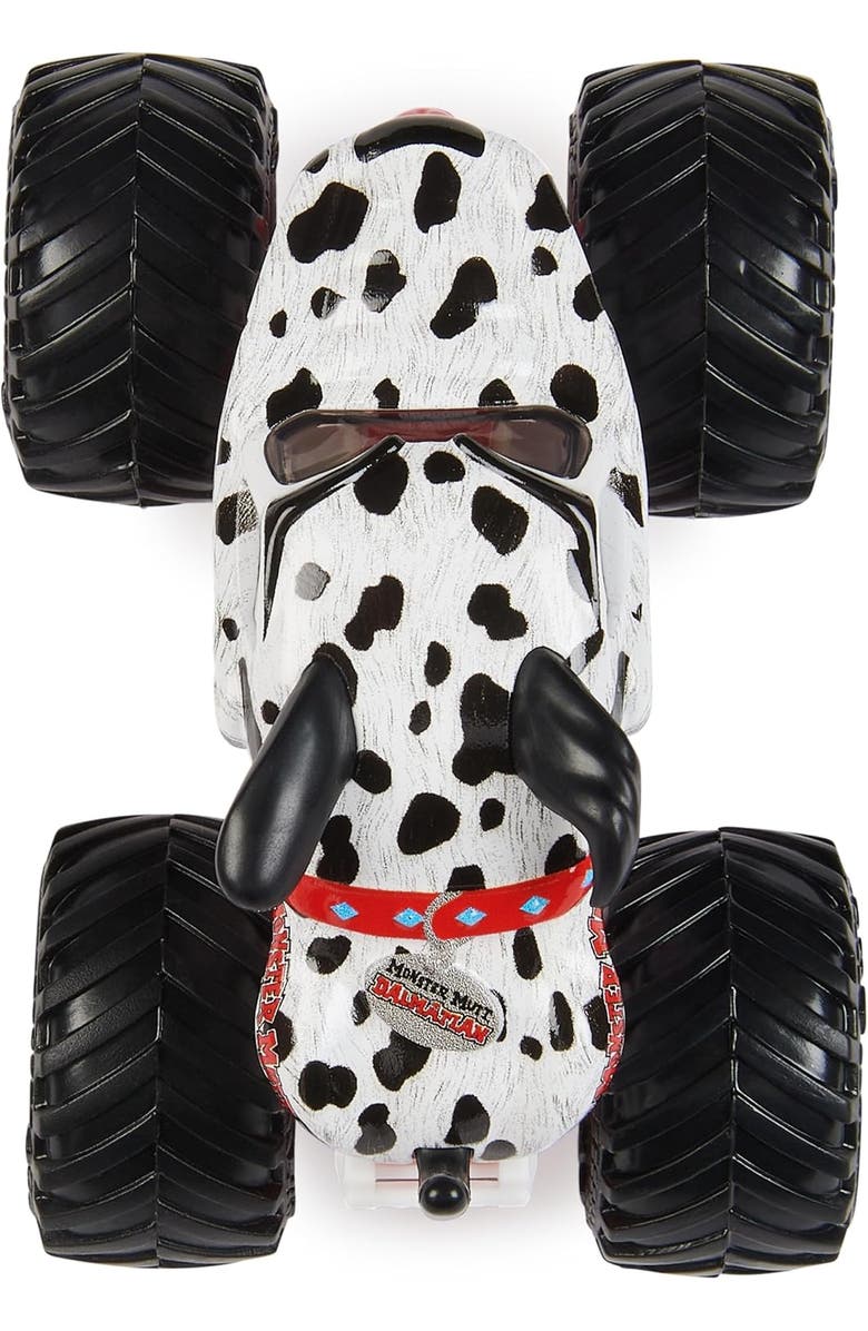 Monster Jam Monster Mutt Dalmatian Monster Truck, Die-Cast Vehicle, 164 Scale, Toy for Kids Ages 3 and up, Alternate, color, Black