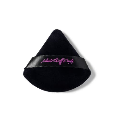 Ashunta Sheriff Beauty Black Velvet Hypoallergenic Makeup Puffs In Black