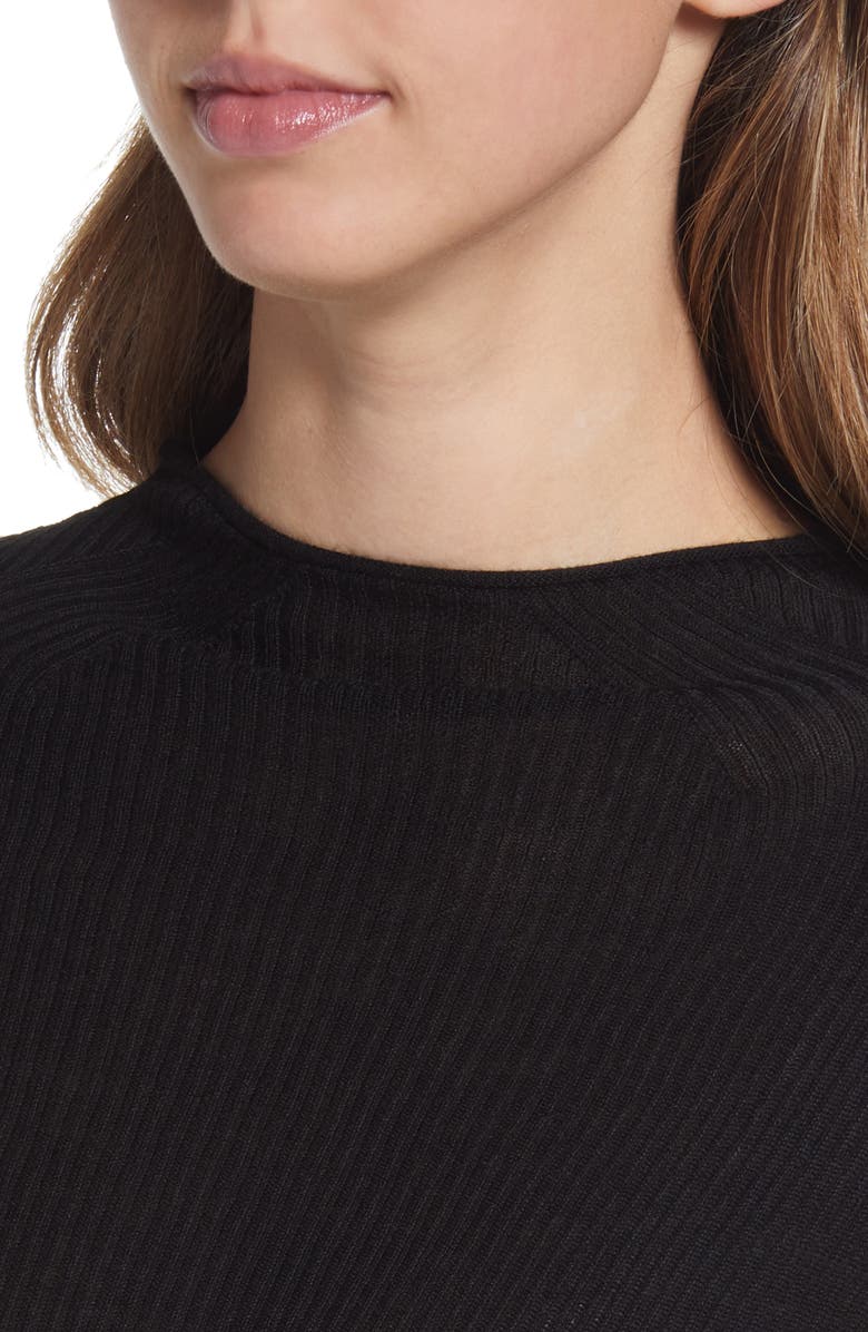 Nordstrom Rib Mock Neck Sweater, Alternate, color, 