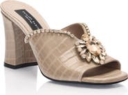 PHILIPP PLEIN Mid-Heel Platform Sandals Broche Cocco Women