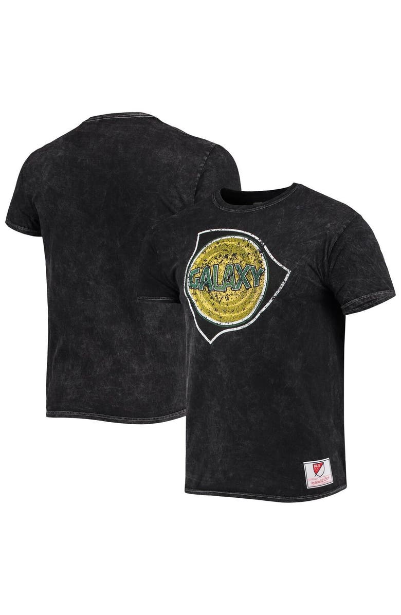 Mitchell & Ness Men's Mitchell & Ness Black LA Galaxy Since '96 Mineral Wash T-Shirt, Main, color, Black