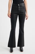 WARP+WEFT NAO Coated High Waist Bootcut Jeans