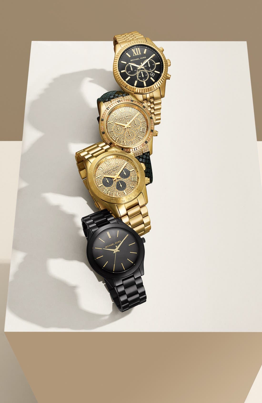MICHAEL Michael Kors Michael Kors 'Layton' Pavé Dial Chronograph Watch ...