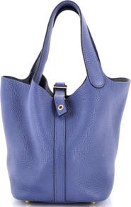 Pre-Owned Hermes Picotin Lock Bag Clemence PM