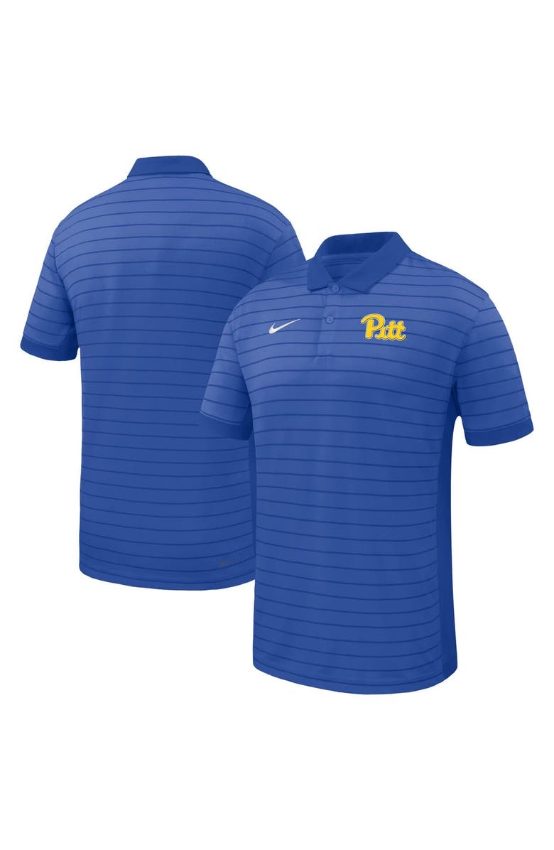 Nike Men's Nike Royal Pitt Panthers 2025 Early Season Coaches Sideline Victory Stripe Performance Polo, Alternate, color, Royal