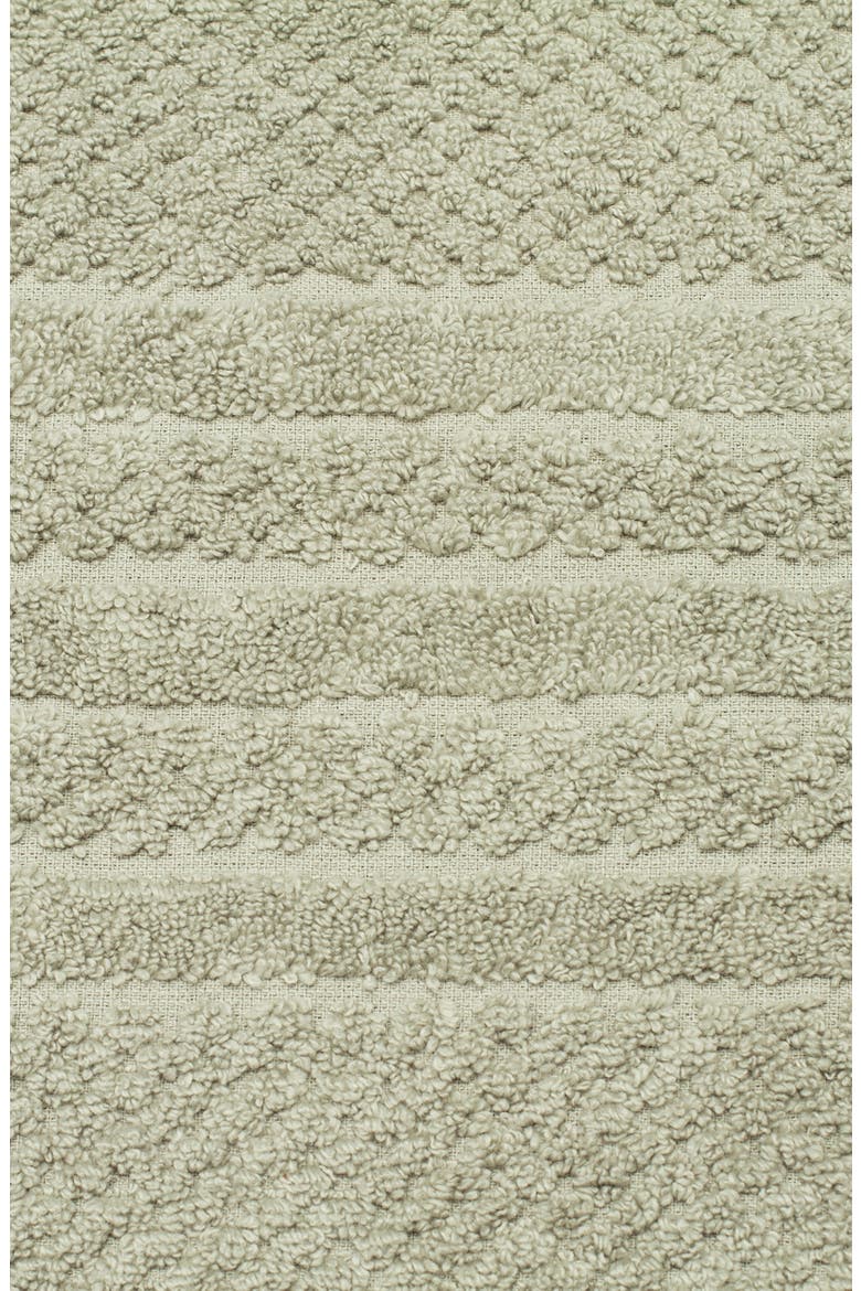 6-Pack Checker Texture Hand Towels, Alternate, color, EUCALYPTUS