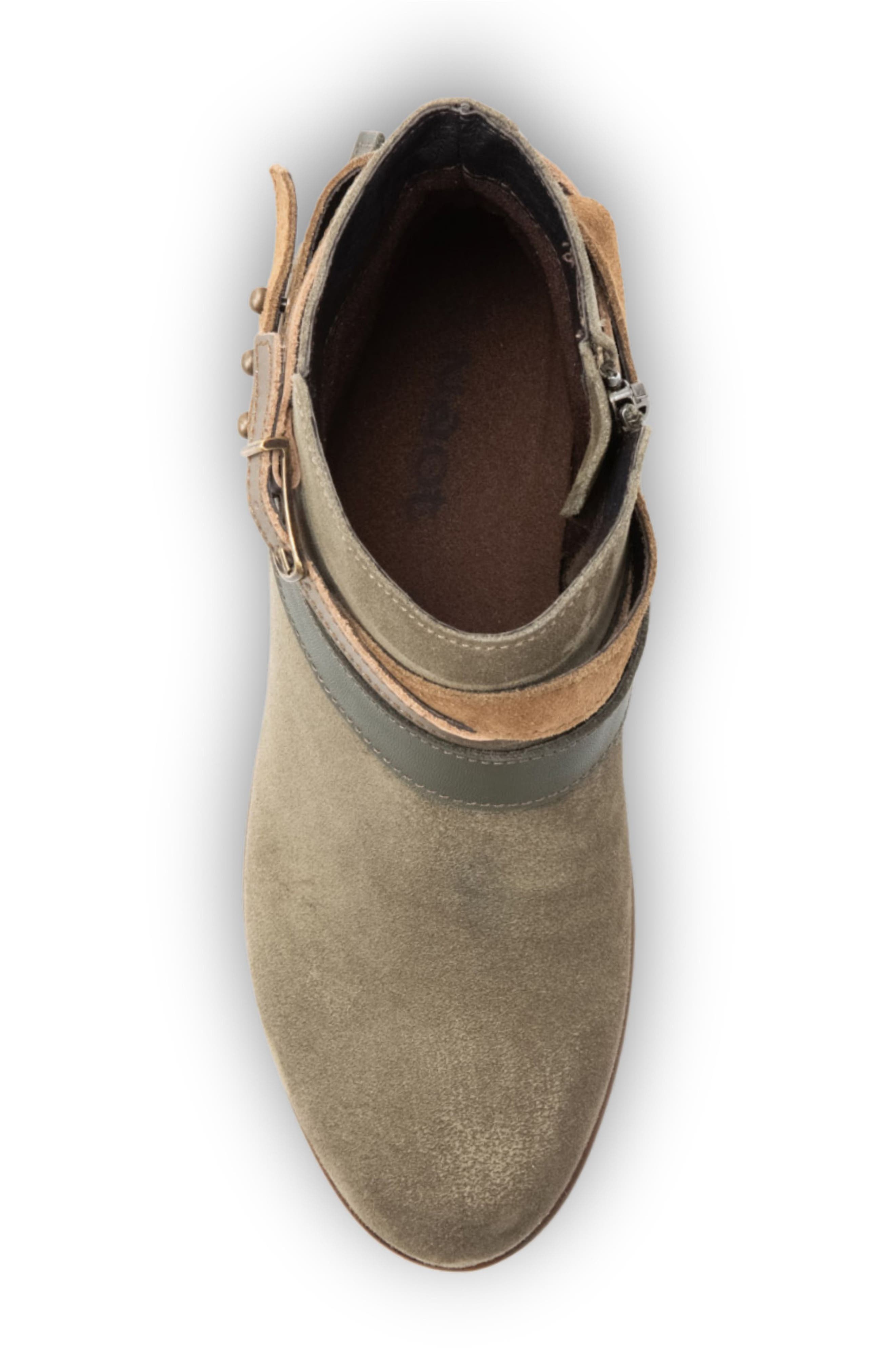Sumatra Bootie, Alternate, color, HUNTER GREEN SUEDE/ GREEN