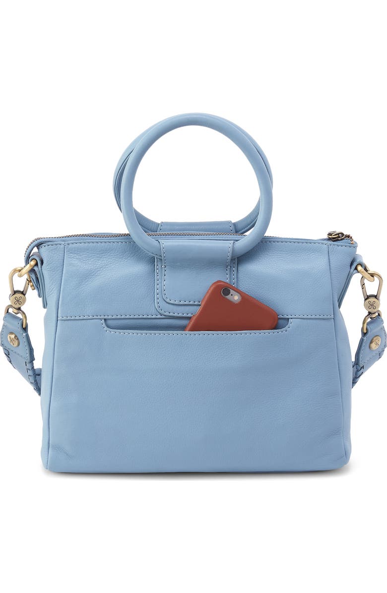 HOBO Medium Sheila Leather Satchel, Alternate, color, Bluebell
