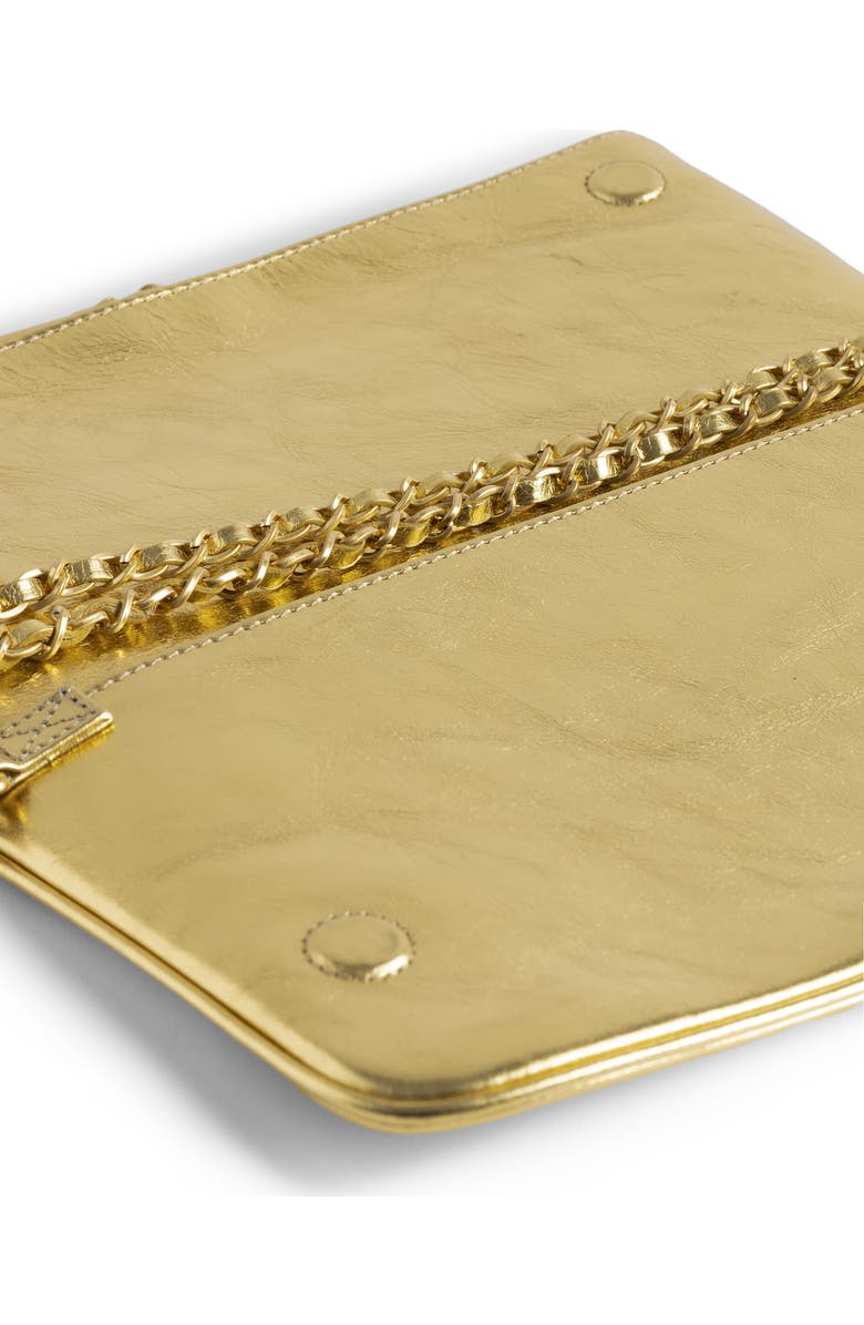 Zadig & Voltaire Rock Vintage Metallic Crossbody Bag, Alternate, color,