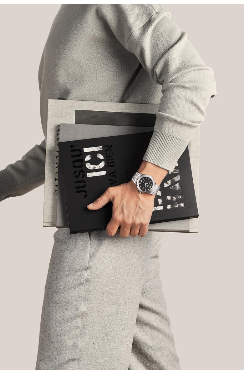 Baume & Mercier Riviera 10621 Automatic Bracelet Watch, 42mm, Alternate, color, 