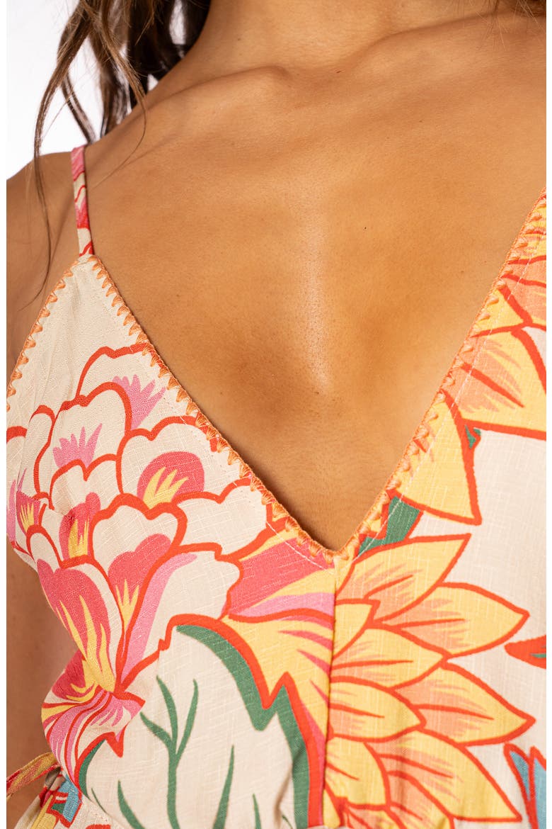 Japanese Summer Arabella Cover-Up Dress, Alternate, color, BEIGE OVERFLOW