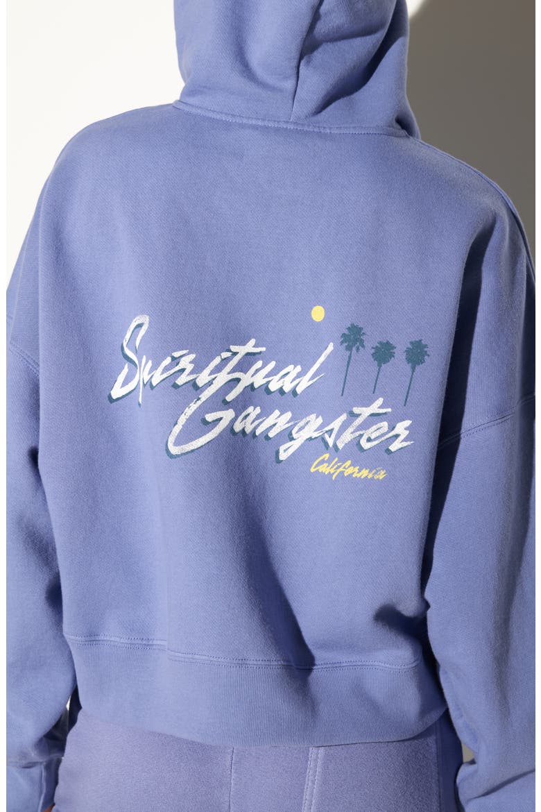 Palm Roxbury Cotton Graphic Zip-Up Hoodie, Alternate, color, WISTERIA