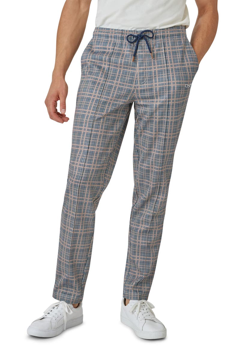 Ben Sherman Glen Plaid Track Pants, Main, color,