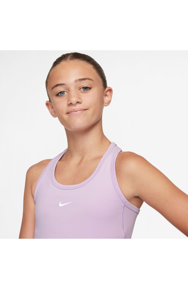 Nike Kids' Dri-FIT Strappy Tank, Alternate, color, Doll/ White