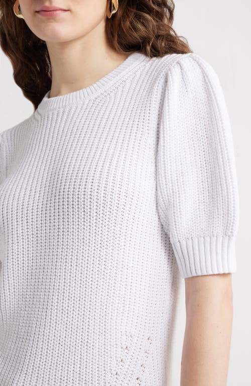 Caslonr Caslon(r) Elbow Sleeve Cotton Sweater