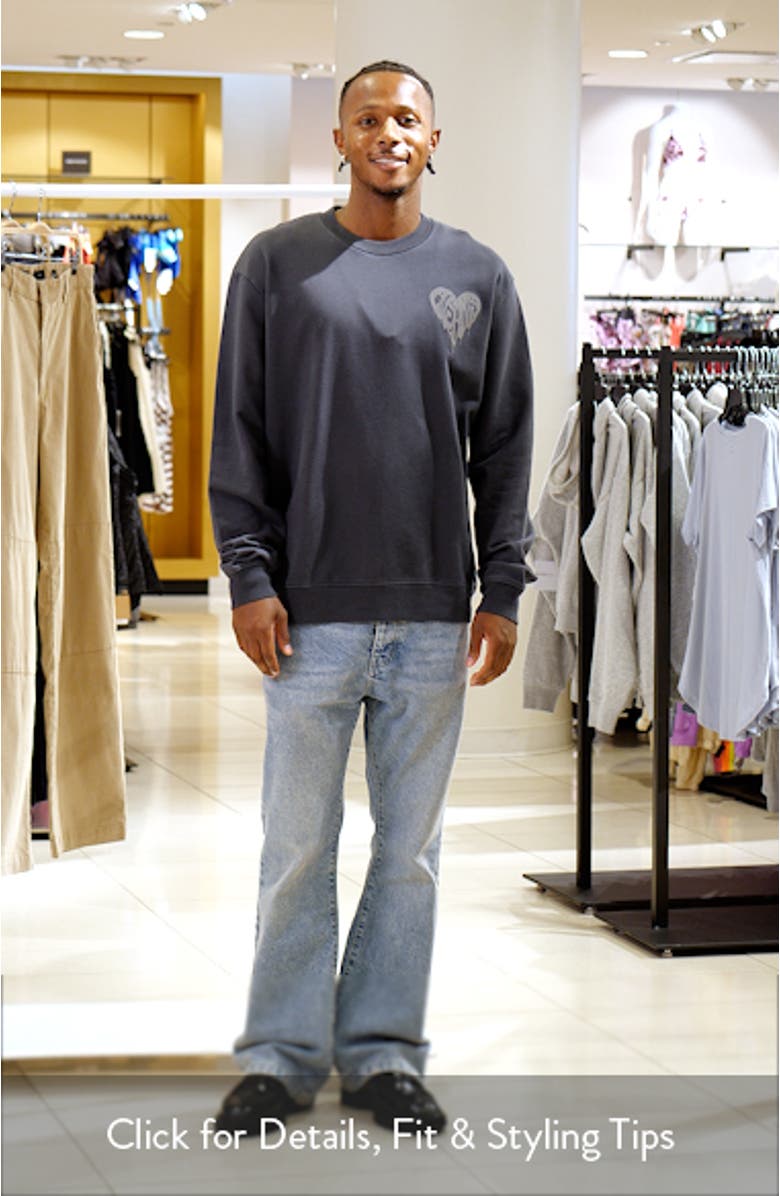 Trip Crewneck Cotton Sweatshirt, sales video thumbnail