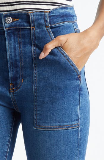 Beverly High Waist Skinny Flare Jeans