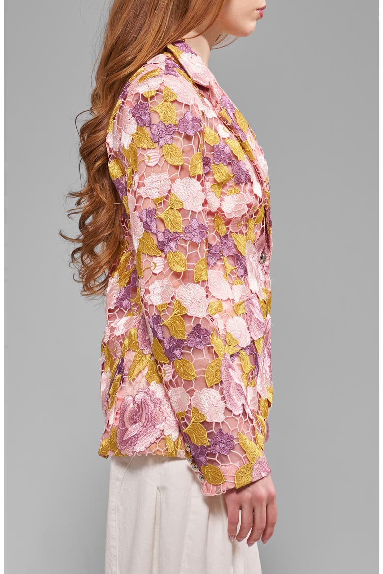 Thalena Blazer, Alternate, color, PINK MULTI