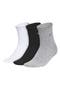 selected White/ Black/ Heather Grey