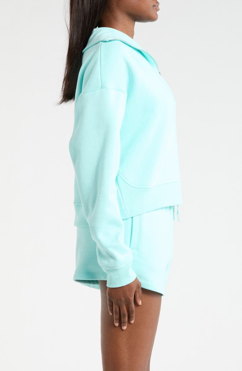 MPG LuxeFleece Quarter Zip Sweatshirt, Alternate, color, Limpet Shell