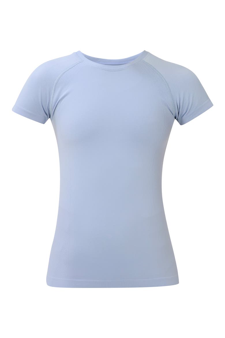 Athlete Seamless Workout T-Shirt, Alternate, color, LAGUNA BLUE