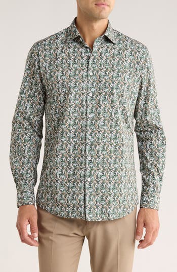 Rodd & Gunn Wyndward Sport Fit Button-up Shirt In Green