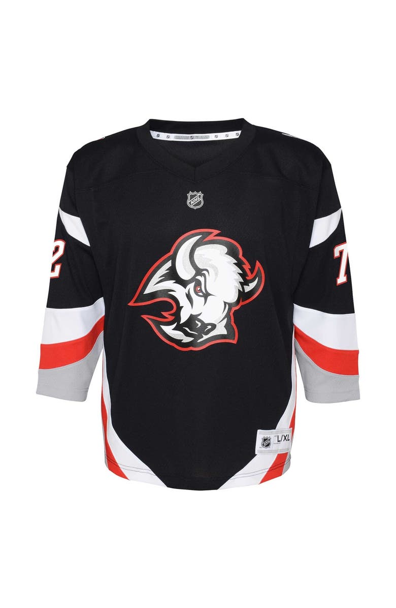 Outerstuff Youth Tage Thompson Black Buffalo Sabres  Alternate Replica Player Jersey, Alternate, color, 