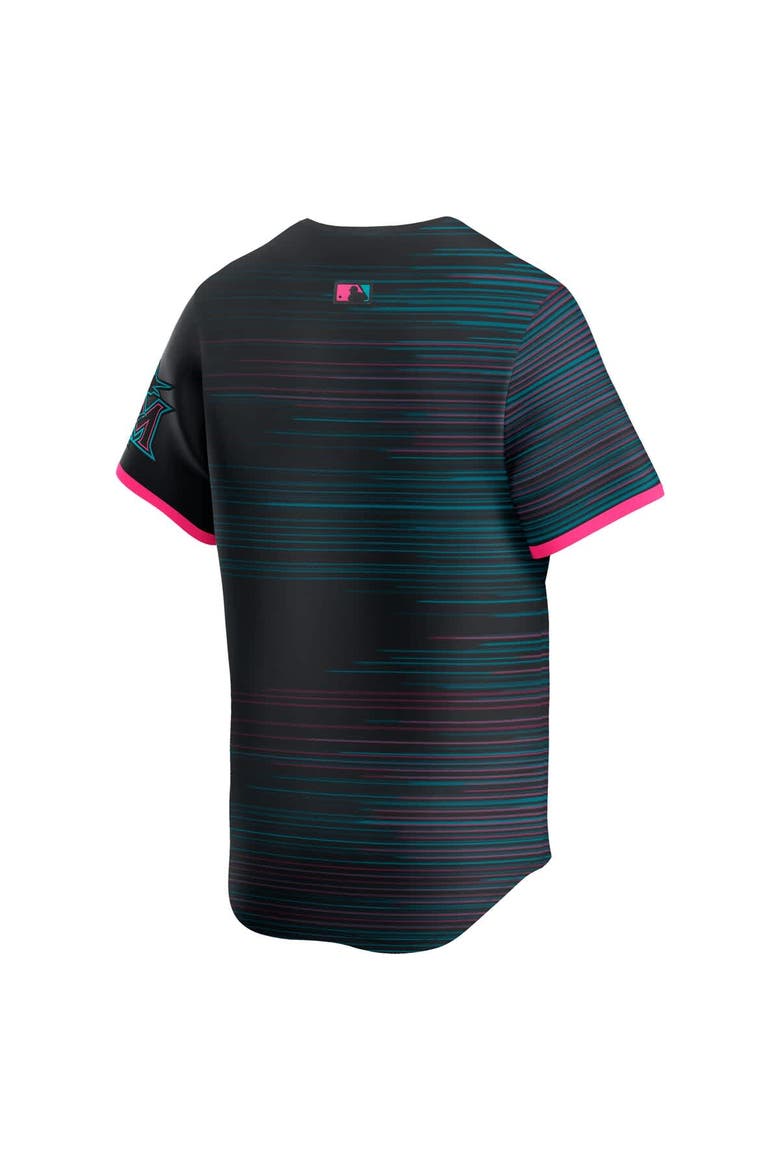 Men's Nike Black Miami Marlins 2025 City Connect Limited Jersey, Alternate, color, Black