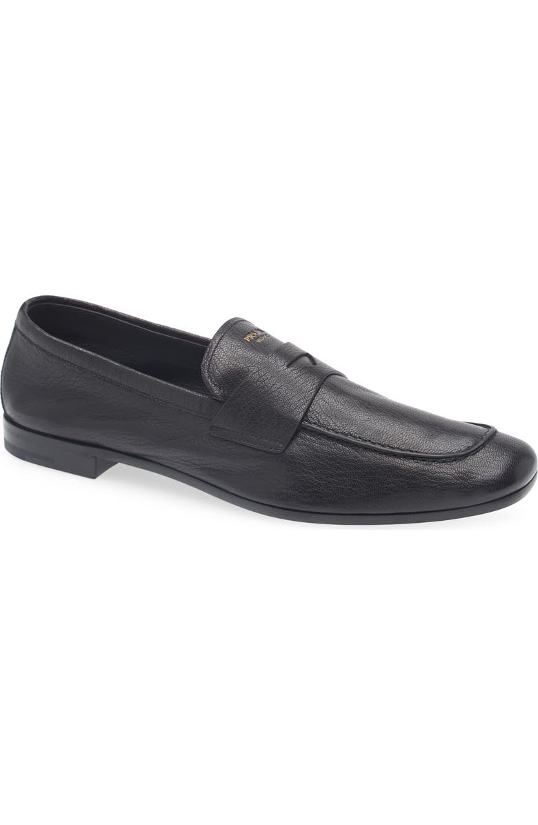 Prada Penny Loafer, Main, color, Nero