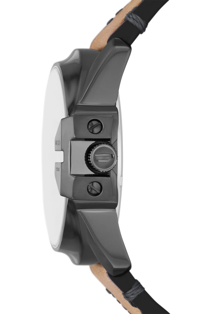 Master Chief Quartz Leather Strap Watch, 43mm