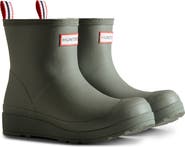 Hunter Play Short Faux Shearling Lined Waterproof Rain Boot