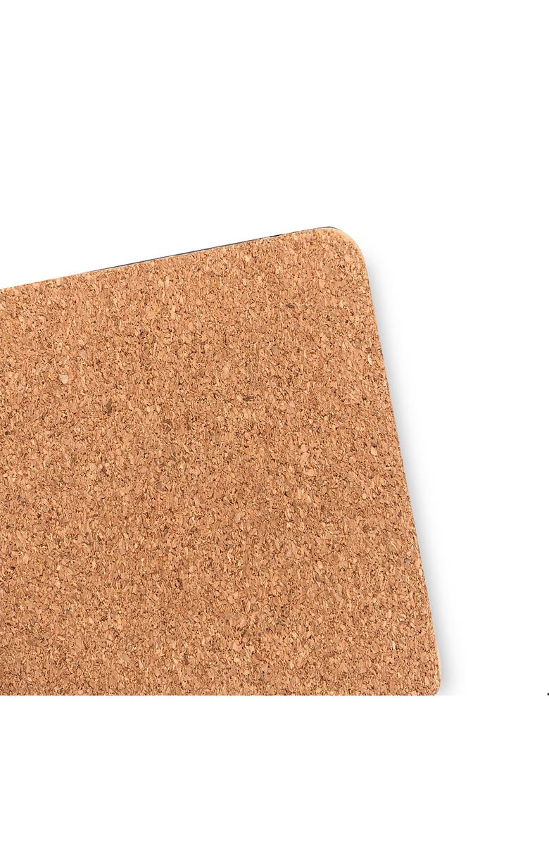 DAINTY HOME Marble Print 16-Piece Placemat & Coaster Set, Alternate, color, Silver