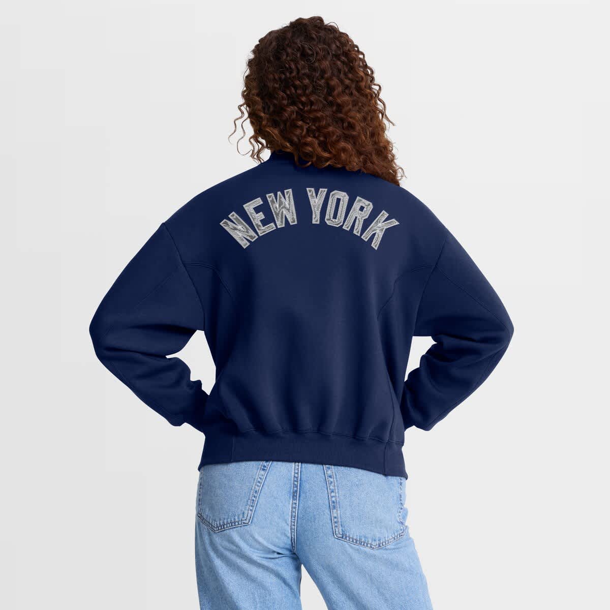 Women's Fanatics Navy New York Yankees Oversized Rage Against Full
