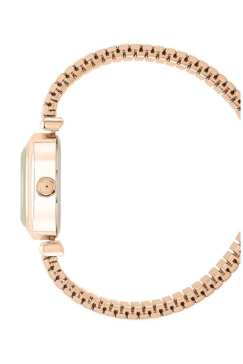 Mini Stretch Quartz Bracelet Watch, 27mm, Alternate, color, ROSE GOLD
