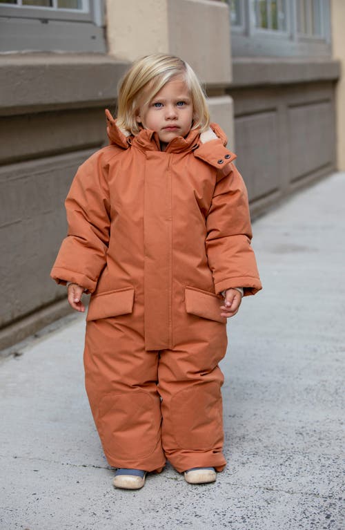 7 A.m. Enfant Grand Benji Snowsuit In Brown